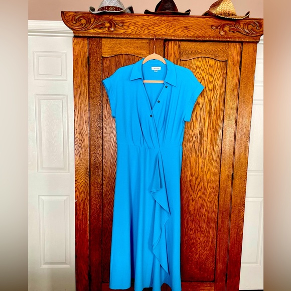 Calvin Klein Blue Women's Dress Size 12 - Picture 1 of 3